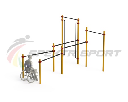 Купить Спортивный комплекс для инвалидов-колясочников WRK-D19_76mm в Галиче 