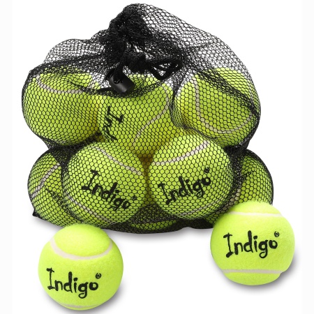 Купить Мяч для большого тенниса Indigo (12 шт в сетке) начальный уровень в Галиче 