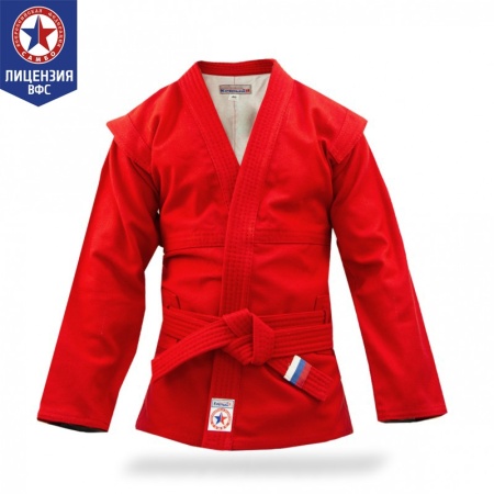 Купить Куртка для самбо "Атака" ВФС (подкладка, пояс)  р 36-48 в Галиче 