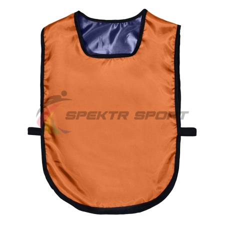 Купить Манишка футбольная двусторонняя универсальная Spektr Sport оранжево-синяя в Галиче 